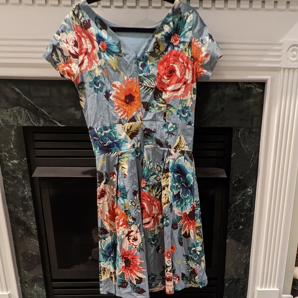 Retro Floral Dress